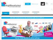 Tablet Screenshot of highresolution.ie